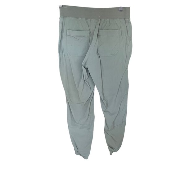 Athleta Womens Green Jogger Pants Size 2 With Zipper Pockets & Elastic Waistband - Picture 4 of 4